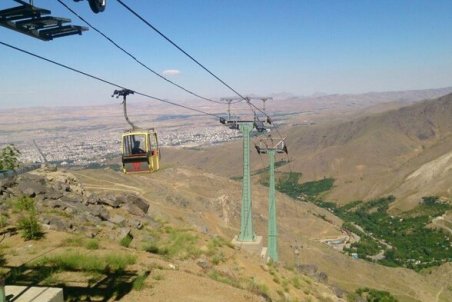 همدان| تله‌کابین گنج‌نامه در مسیر استانداردسازی