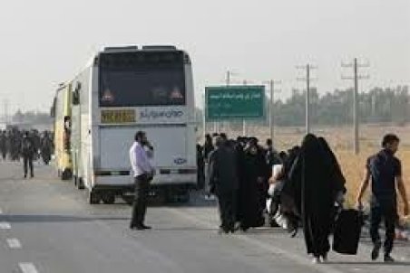 تردد به مرز خسروی تنها با اتوبوس امکانپذیر است