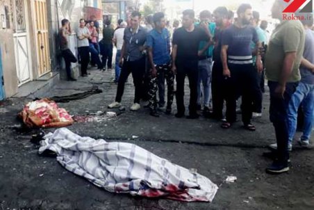 عکس اجساد ۲ کشته در انفجار هولناک شیراز + جزییات