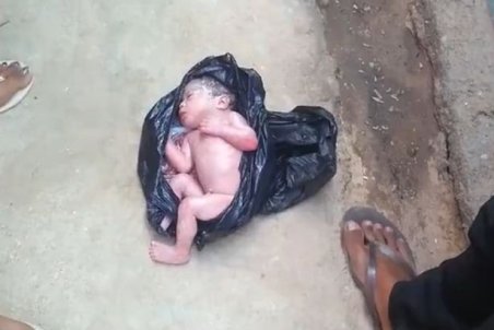 رهاکردن یک نوزاد در خیابان ایذه