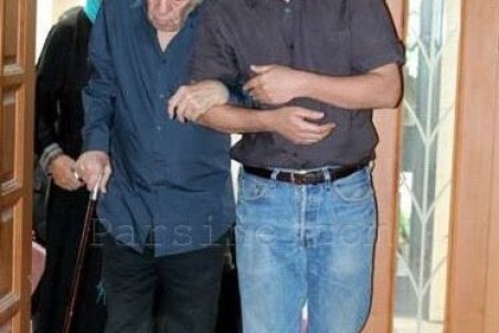 عکس | علی مصفا در کنار پدر مرحومش استاد مظاهر مصفا