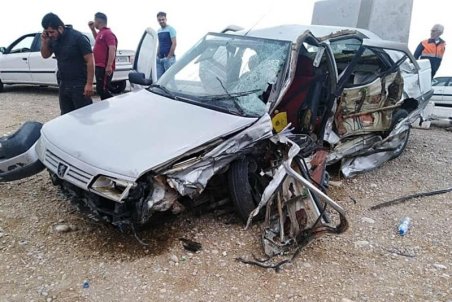 تصادف خونین در محور نیکشهر ـ ایرانشهر/ ۷ نفر کشته و ۳ نفر مجروح شدند