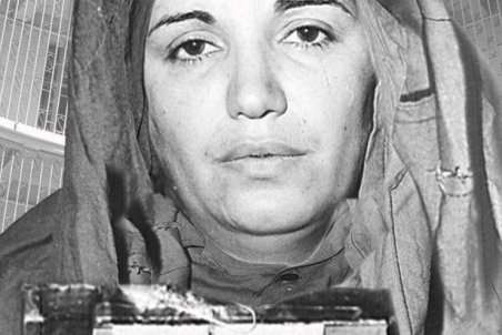 تصویری از اعظم طالقانی در زندان ساواک