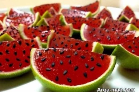 تزیین ژله شب یلدا