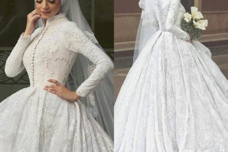 شیک ترین مدل لباس عروس پوشیده