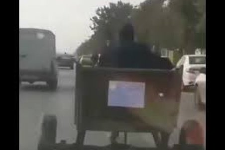 اعتراض اصفهانی الاغ‌سوار به گرانیِ بنزین