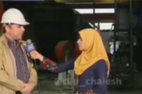 وحشت خبرنگار از اتفاق ناگهانی وسط گزارش