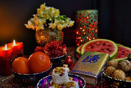 تزیین میز شب یلدا