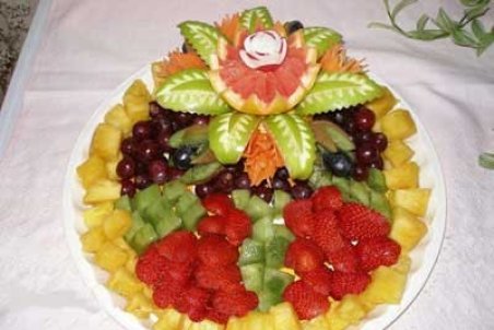 آموزش﻿ تزئین میوه شب یلدا