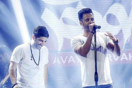 سیروان و زانیار در کنار ستاره موسیقی جهان/ عکس