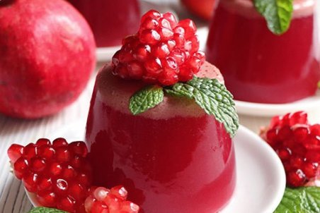 طرز تهیه ژله انار