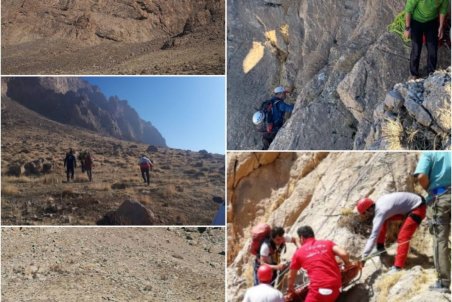 نجات دو جوان کرمانشاهی در ارتفاعات کوه ماسی طاقبستان
