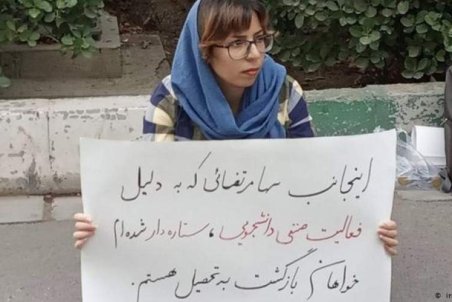 سها مرتضایی به زندان قرچک منتقل شد