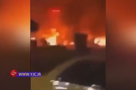 ویدیوی حمله به خودرو شهید سردار سلیمانی و ابومهدی المهندس