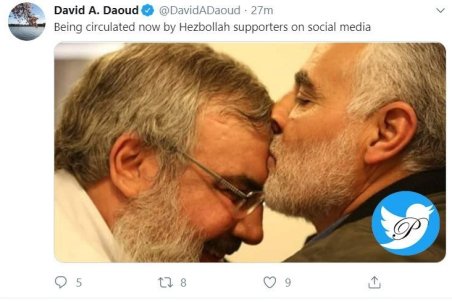 تصویر یک بوسه ماندگار از حاج قاسم که درشبکه های اجتماعی وایرال شده