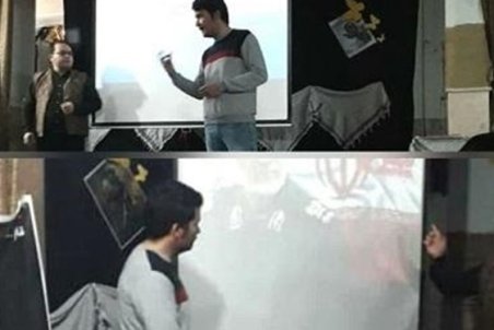 قم | اجرای نمایش پرده خوانی «چهل در چهل» به مناسبت قیام ۱۹ دی