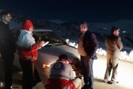 نجات ۹ گرفتار دربرف در البرز