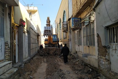 آغاز عملیات اجرایی پروژه بهسازی محور فرهنگی تاریخی حد فاصل مسجد سلماسی تا حسینیه ارک