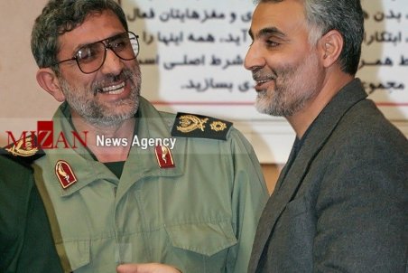 عکس کمتر دیده شده از حاج قاسم سلیمانی و سردار قاآنی