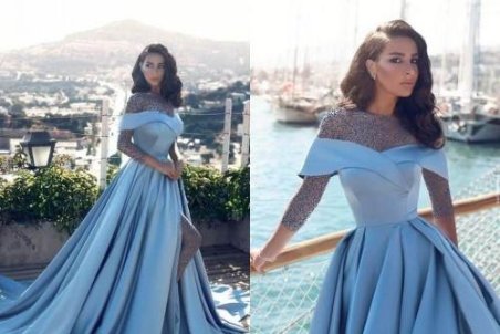 شیک ترین مدل پیراهن دکلته مجلسی