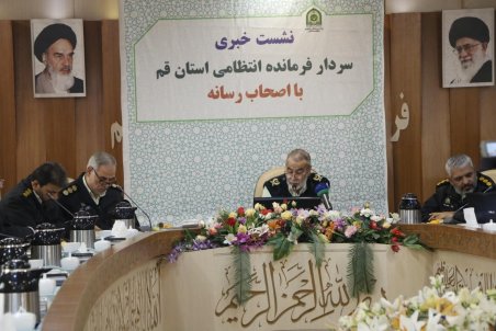 گزارش تصویری نشست خبری فرماندهی انتظامی استان قم