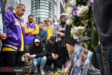 تصاویری از سقوط بالگرد کوبی برایانت در کالیفرنیا