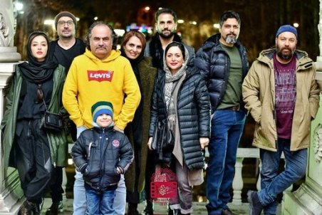 آناهیتا درگاهی کنار علی اوجی در موزه سینما / عکس