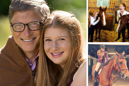 ﻿ ماجرای ازدواج دختر بیل گیتس با سوارکار مشهور مصری/عکس