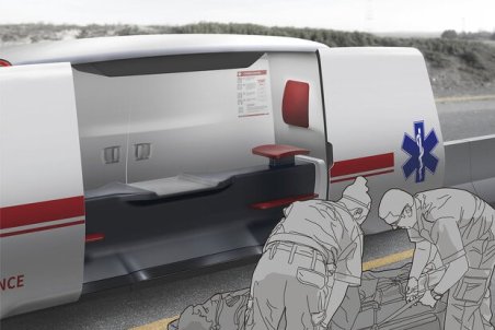 واژگونی آمبولانس در خیابان طالقانی/ حادثه مصدوم نداشت