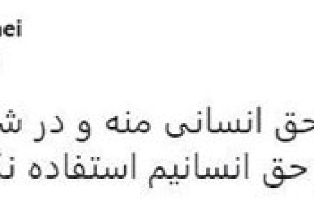 طناز طباطبایی انتخابات را تحریم کرد