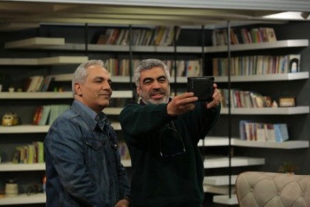 سلفی مهران مدیری و صحت در «کتاب‌باز»