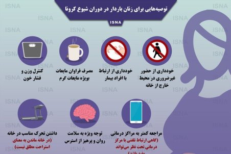 زنان باردار مراقب کرونا ویروس باشند