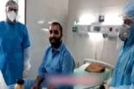 صحبت‌های جالب بیمار کرونایی در حال ترخیص در قم + فیلم