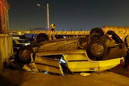 واژگونی پراید در اتوبان سعیدی به سمت اسلامشهر ۳ کشته برجا گذاشت