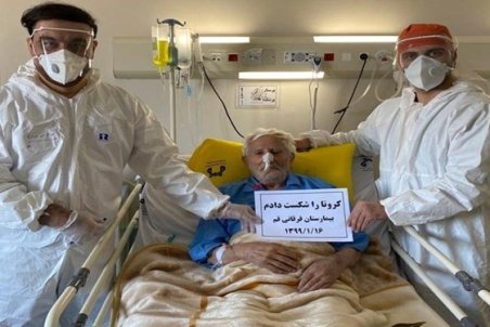 بیمار ۱۰۶ ساله قمی کرونا را شکست داد