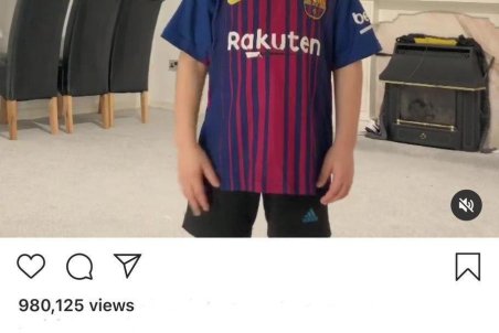 بازنشر ویدئوی آرات حسینی در اینستاگرام بارسلونا و کامنت لیونل مسی برای او