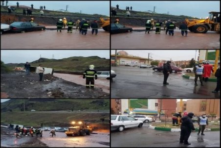 رفع ۵۰ درصد از آبگرفتگی های پرند/فعالیت‌های امدادی ادامه دارد