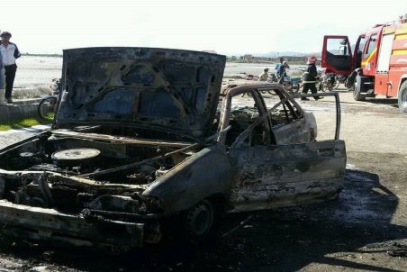 خودسوزی جوان نیشابوری مقابل چشمان مردم