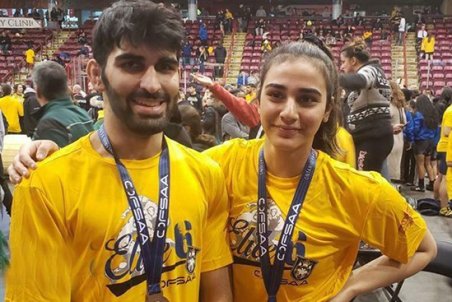 آیناز مقصود؛ ستاره ایرانی کشتی دختران کانادا