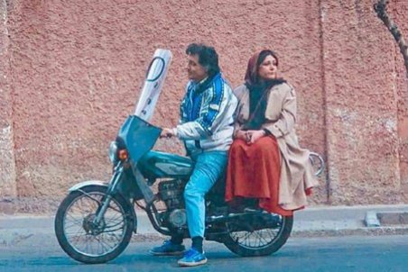 گریم باران کوثری و امیرحسین رستمی در یک فیلم