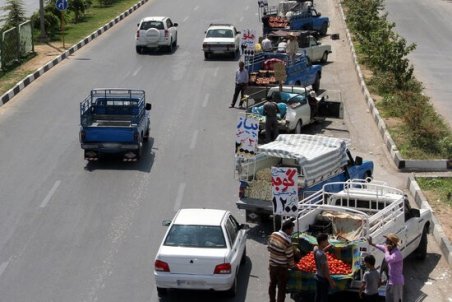 ساماندهی وانت‌بارها در دو نقطه از شهر همدان