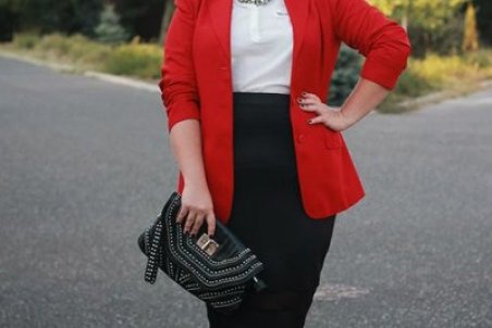 مدل کت و دامن برای افراد چاق