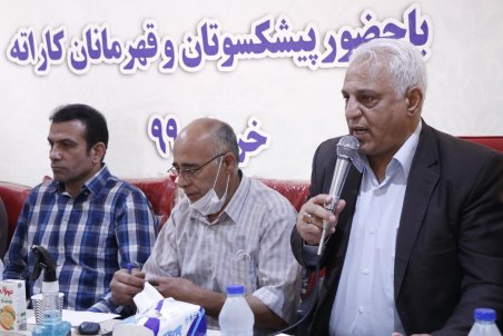 گزارش تصویری نشست خبری نقد و بررسی حاشیه های ورزش کاراته استان قم