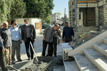 بازدید شهردار کرمانشاه از پروژه پیاده‌راه "پارکینگ شهرداری"