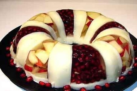 ژله چرخشی عمودی + دستور تهیه