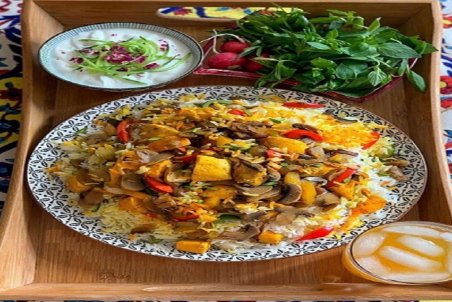 طرز تهیه قارچ پلو