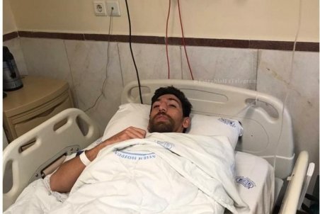 (عکس) انجام عمل جراحی بازیکن استقلال