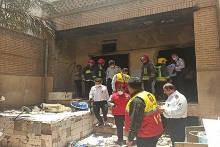 انفجار گاز در یک کارگاه خیاطی حادثه آفرید/ ۵ نفر مصدوم شدند + تصاویر