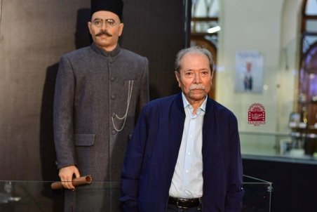 تندیس «علی نصیریان» در موزه سینما رونمایی شد