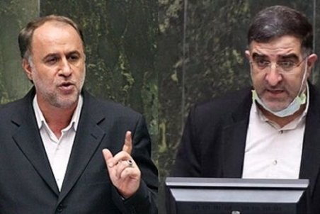 جدال لفظی حاجی‌بابایی و امیرآبادی در مجلس
